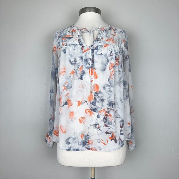 Rebecca Taylor Tops - Rebecca Taylor Blouse Women 6 Small Misty‎ Garden Printed 100% Silk Feminine